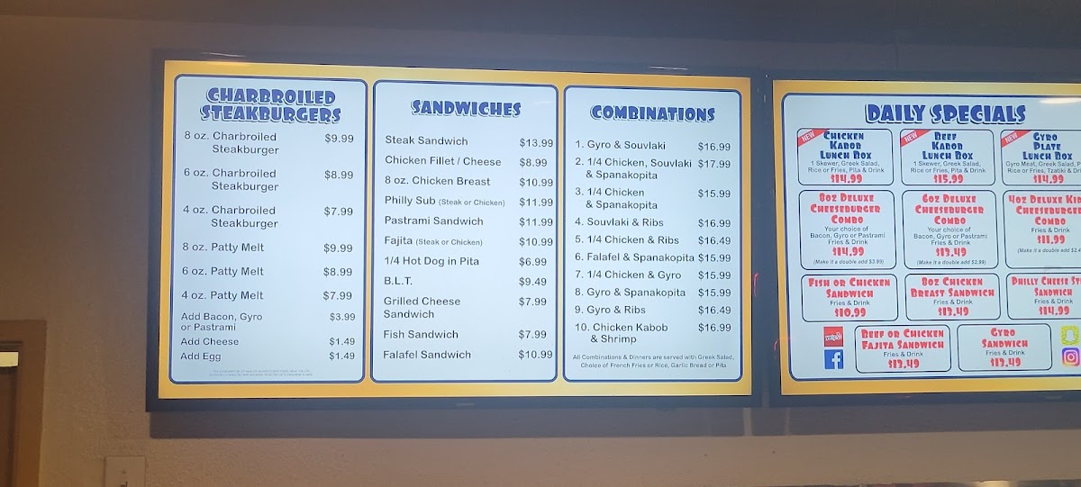 Canada Steak Burger Menu - Image 3